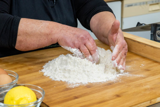 fontana farina pasta base