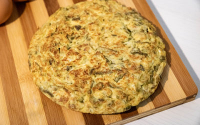 Frittata con asparagi selvatici
