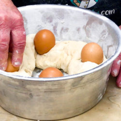 eggs easter stuffed bread naples