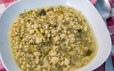 Sciusciello con asparagi selvatici – zuppa del cilento