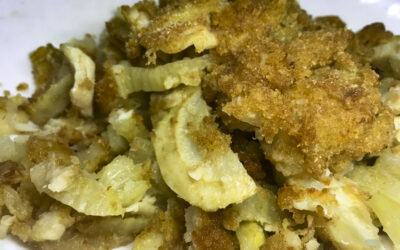 Finocchi e merluzzo gratinati