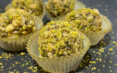 Praline cuor di nocciole e pistacchi