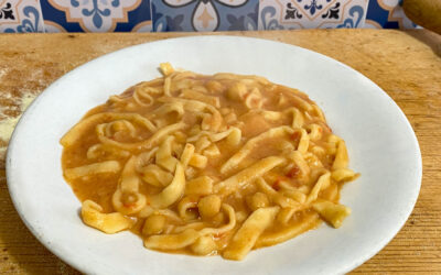 Lagane e ceci rosè