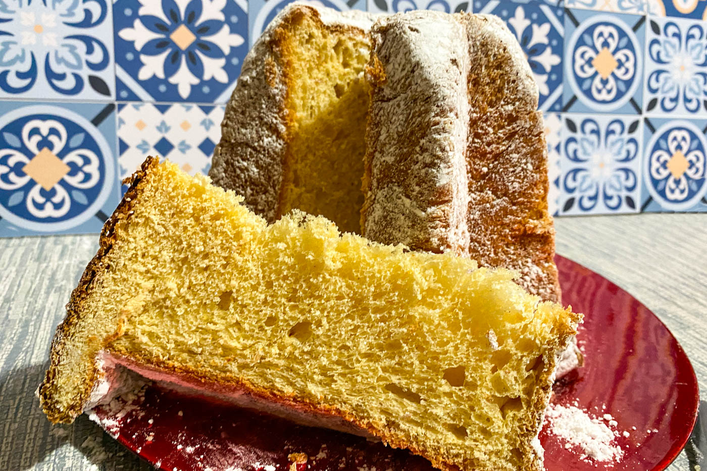 Pandoro Christmas Tree Cake (Italian Christmas Cake) - Inside The Rustic  Kitchen