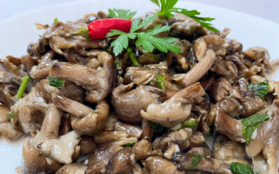 Funghi chiodini trifolati