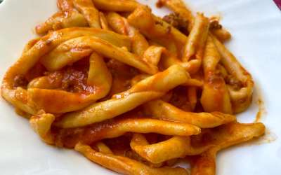 Fusilli con ragù di Castrato